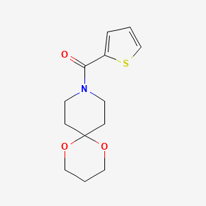 1,5-Dioxa-9-azaspiro[5.5]undecan-9-yl(thiophen-2-yl)methanone