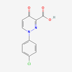1-(4-Chlorophenyl)-4-oxo-1,4-dihydropyridazine-3-carboxylic acid