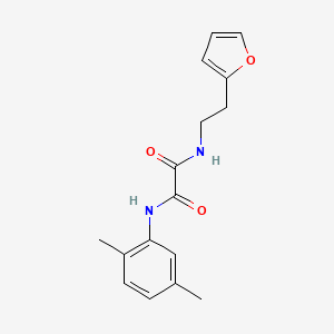 molecular formula C16H18N2O3 B2671451 N1-(2,5-dimethylphenyl)-N2-(2-(furan-2-yl)ethyl)oxalamide CAS No. 898361-19-8