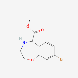 Methyl 8-bromo-2,3,4,5-tetrahydro-1,4-benzoxazepine-5-carboxylate
