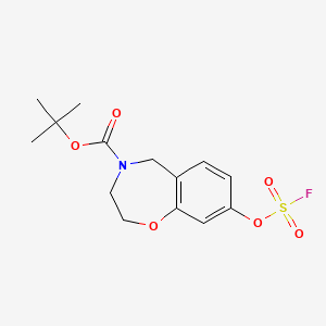 Tert-butyl 8-fluorosulfonyloxy-3,5-dihydro-2H-1,4-benzoxazepine-4-carboxylate