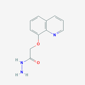 molecular formula C11H11N3O2 B2671496 2-(Quinolin-8-yloxy)acetohydrazide CAS No. 3281-08-1