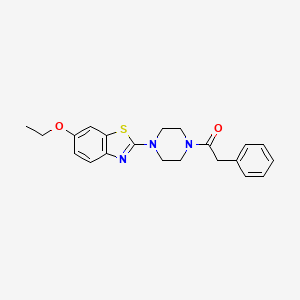 1-(4-(6-Ethoxybenzo[d]thiazol-2-yl)piperazin-1-yl)-2-phenylethanone