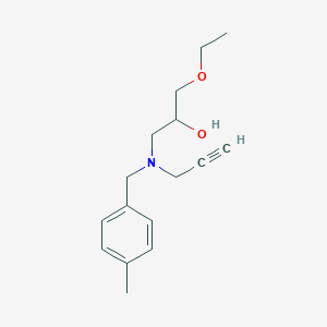 (3-Ethoxy-2-hydroxypropyl)[(4-methylphenyl)methyl](prop-2-yn-1-yl)amine