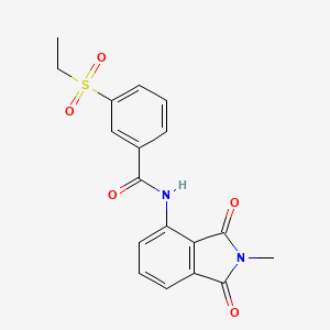 3-ethylsulfonyl-N-(2-methyl-1,3-dioxoisoindol-4-yl)benzamide