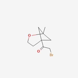 2-Bromo-1-(1-methyl-2-oxabicyclo[3.1.1]heptan-5-yl)ethanone