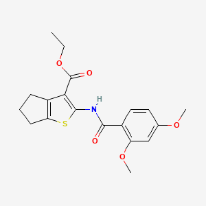 ethyl 2-[(2,4-dimethoxybenzoyl)amino]-5,6-dihydro-4H-cyclopenta[b]thiophene-3-carboxylate