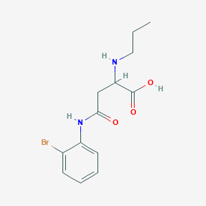 4-((2-Bromophenyl)amino)-4-oxo-2-(propylamino)butanoic acid