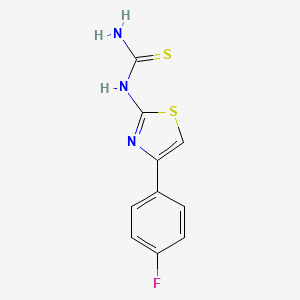 [4-(4-Fluorophenyl)-1,3-thiazol-2-yl]thiourea