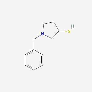 molecular formula C11H15NS B2671575 1-Benzylpyrrolidine-3-thiol CAS No. 1038317-70-2