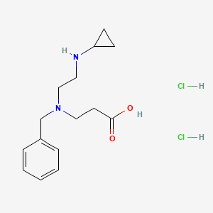 3-{Benzyl[2-(cyclopropylamino)ethyl]amino}propanoic acid dihydrochloride