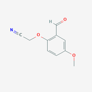 2-(2-Formyl-4-methoxyphenoxy)acetonitrile