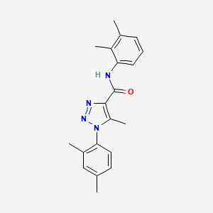 molecular formula C20H22N4O B2671723 N-(2,3-dimethylphenyl)-1-(2,4-dimethylphenyl)-5-methyl-1H-1,2,3-triazole-4-carboxamide CAS No. 866896-16-4