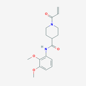 molecular formula C17H22N2O4 B2671731 N-(2,3-Dimethoxyphenyl)-1-prop-2-enoylpiperidine-4-carboxamide CAS No. 2361768-08-1