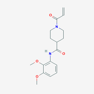 N-(2,3-Dimethoxyphenyl)-1-prop-2-enoylpiperidine-4-carboxamide
