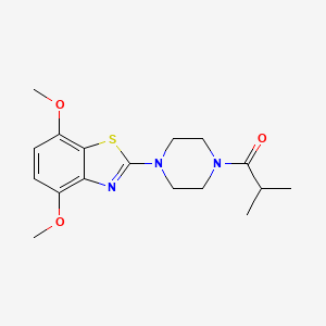 1-(4-(4,7-Dimethoxybenzo[d]thiazol-2-yl)piperazin-1-yl)-2-methylpropan-1-one