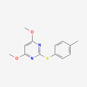 4,6-Dimethoxy-2-[(4-methylphenyl)sulfanyl]pyrimidine