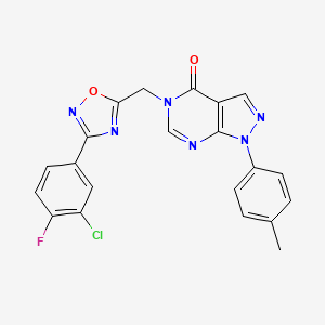 4-ethyl-2-[4-(3-methoxybenzoyl)piperazin-1-yl]pyrido[2,3-b]pyrazin-3(4H)-one