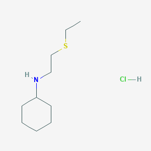 N-[2-(Ethylthio)ethyl]cyclohexanamine hydrochloride