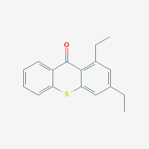 molecular formula C17H16OS B2671759 1,3-Diethyl-9H-thioxanthen-9-one CAS No. 97458-44-1