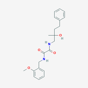 N1-(2-hydroxy-2-methyl-4-phenylbutyl)-N2-(2-methoxybenzyl)oxalamide