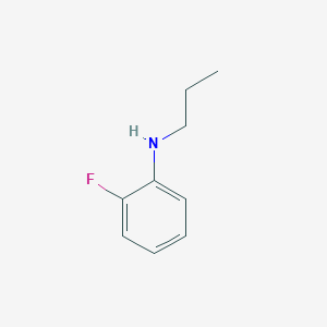 molecular formula C9H12FN B2671787 2-Fluoro-N-propylaniline CAS No. 2806-10-2