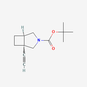 Tert-butyl (1S,5R)-1-ethynyl-3-azabicyclo[3.2.0]heptane-3-carboxylate