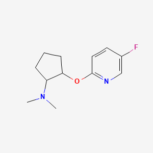 2-[(5-fluoropyridin-2-yl)oxy]-N,N-dimethylcyclopentan-1-amine