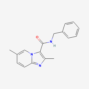 molecular formula C17H17N3O B2671826 N-benzyl-2,6-dimethylimidazo[1,2-a]pyridine-3-carboxamide CAS No. 1300029-87-1