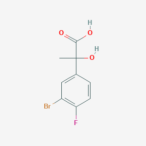 2-(3-Bromo-4-fluorophenyl)-2-hydroxypropanoic acid