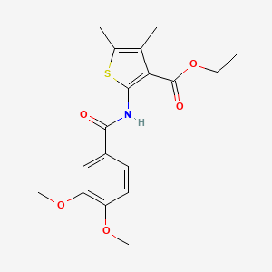 Ethyl 2-(3,4-dimethoxybenzamido)-4,5-dimethylthiophene-3-carboxylate