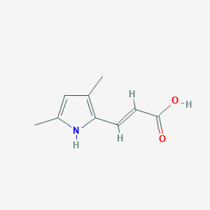3-(3,5-dimethyl-1H-pyrrol-2-yl)acrylic acid