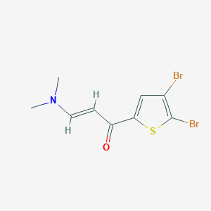 (E)-1-(4,5-dibromothiophen-2-yl)-3-(dimethylamino)prop-2-en-1-one