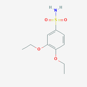 molecular formula C10H15NO4S B026719 3,4-Diethoxybenzenesulfonamide CAS No. 104296-87-9