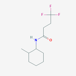 molecular formula C11H18F3NO B2671912 4,4,4-Trifluoro-N-(2-methylcyclohexyl)butanamide CAS No. 2322084-26-2