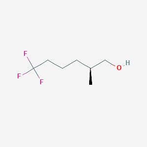 molecular formula C7H13F3O B2671915 (2S)-6,6,6-Trifluoro-2-methylhexan-1-ol CAS No. 2248201-59-2