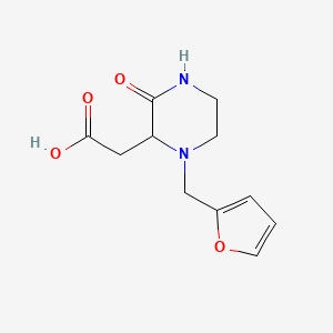2-[1-(2-Furylmethyl)-3-oxo-2-piperazinyl]-acetic acid
