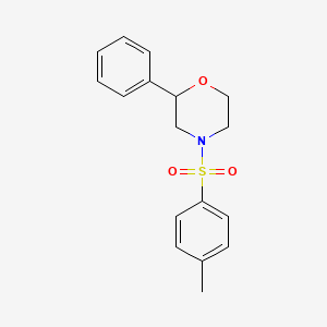 molecular formula C17H19NO3S B2671975 2-Phenyl-4-tosylmorpholine CAS No. 321977-41-7