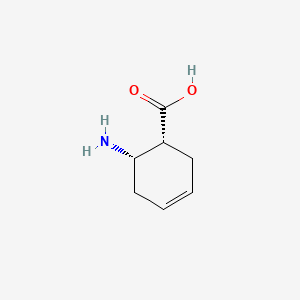 molecular formula C7H11NO2 B2671978 cis-2-Amino-4-cyclohexene-1-carboxylic acid CAS No. 54162-90-2
