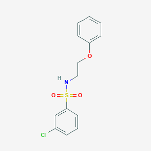 3-chloro-N-(2-phenoxyethyl)benzenesulfonamide