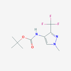 tert-Butyl (1-methyl-3-(trifluoromethyl)-1H-pyrazol-4-yl)carbamate