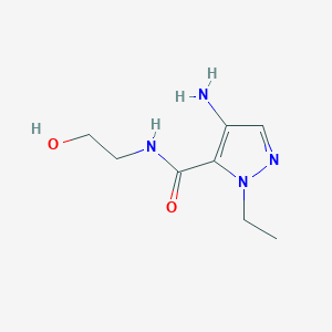 4-Amino-1-ethyl-N-(2-hydroxyethyl)-1H-pyrazole-5-carboxamide