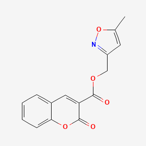 (5-methylisoxazol-3-yl)methyl 2-oxo-2H-chromene-3-carboxylate