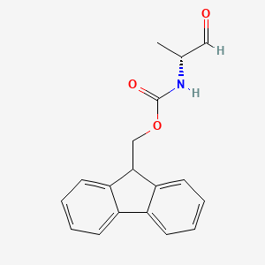 molecular formula C18H17NO3 B2672120 Fmoc-D-Ala-aldehyde CAS No. 127043-32-7; 9003-70-7