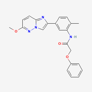 N-(5-(6-methoxyimidazo[1,2-b]pyridazin-2-yl)-2-methylphenyl)-2-phenoxyacetamide