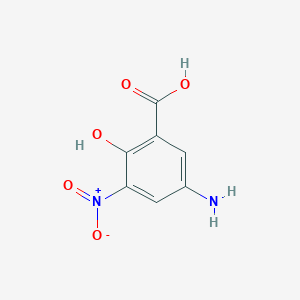 5-Amino-2-hydroxy-3-nitrobenzoic acid