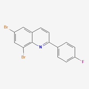 6,8-Dibromo-2-(4-fluorophenyl)quinoline