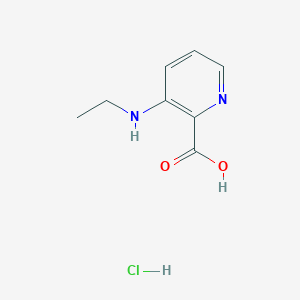 molecular formula C8H11ClN2O2 B2672308 3-(Ethylamino)pyridine-2-carboxylic acid hydrochloride CAS No. 2089255-34-3