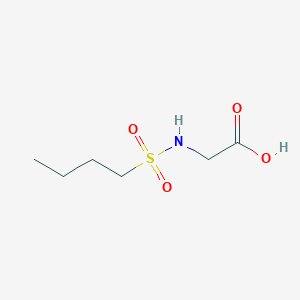 B2672376 2-(Butane-1-sulfonamido)acetic acid CAS No. 107491-00-9