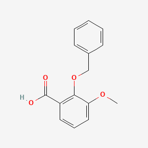 molecular formula C15H14O4 B2672434 2-(Benzyloxy)-3-methoxybenzoic acid CAS No. 23806-76-0